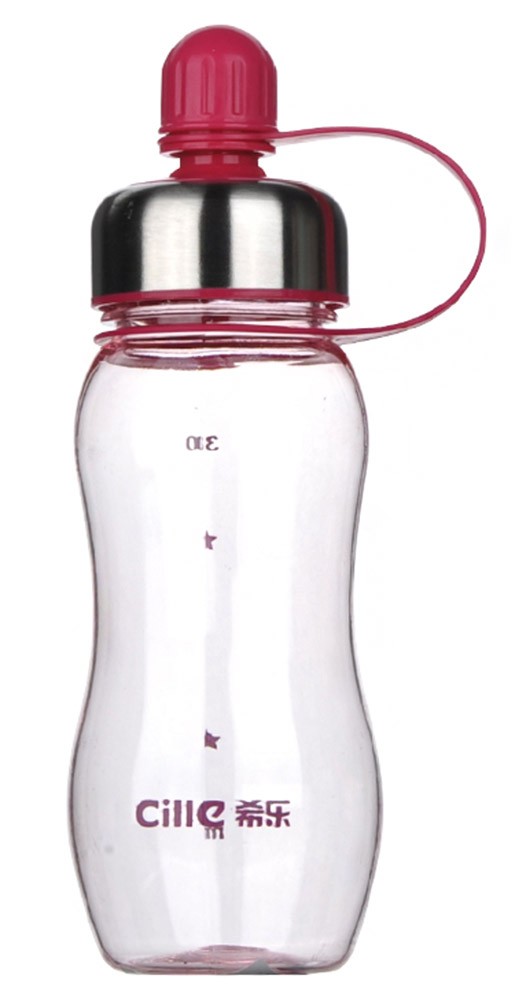 300ML/10 OZ Leakproof Outdoor Water Bottle Portable Sport Water Bottle with Lid Red #11