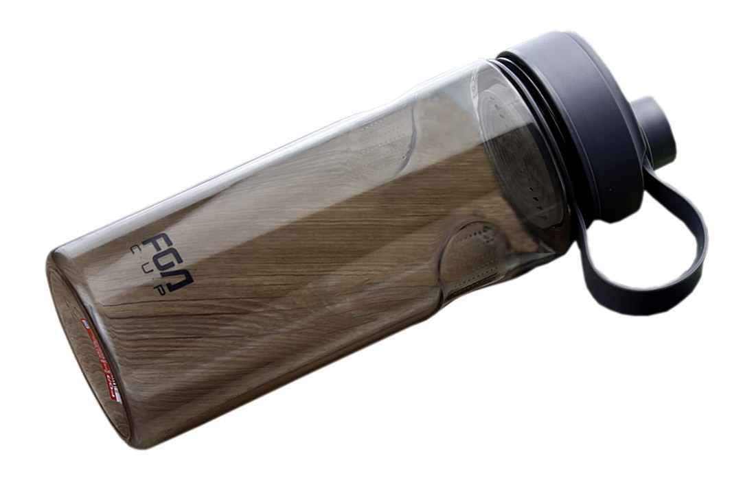 1000ML/34 OZ Leakproof Outdoor Water Bottle Portable Sport Water Bottle with Lid Brown #18