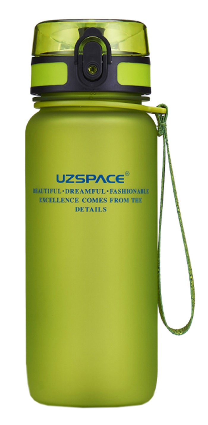 650ML/22 OZ Leakproof Outdoor Water Bottle Portable Sport Water Bottle with Lid Green #30