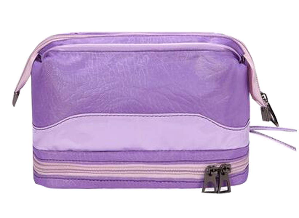 Waterproof Beach Bag/Swimming Handbag/Storage Package Dry and Wet Separation 29x9x19CM (Purple)