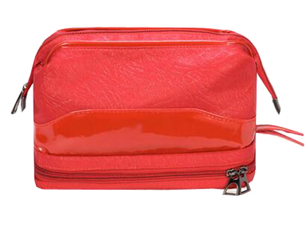 Waterproof Beach Bag/Swimming Handbag/Storage Package Dry and Wet Separation 29x9x19CM (Red)
