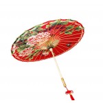 [Butterflies Flower] Rainproof Handmade Chinese Oil Paper Umbrella 33 inches