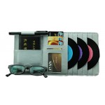 Auto Accessories 10-Pocket CD Visor Organizer DVD/CD Storage Gray