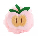 4 Pieces Lovely Apple Soft Bath Sponge/Child Body Sponge(Diameter:10 cm)