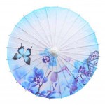 Chinese Style Oiled Paper Umbrella Handmade Office Gifts 33-Inch Non Rainproof