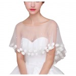 Fashion Style Women's Wedding Dresses Lace Bridal Shawls P
