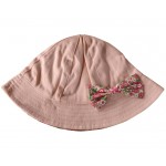 Toddler Girls Bucket Hat Cotton Pink Sun Hat