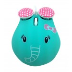 Creative Cartoon Girls Exclusive Mouse Elephant USB Optical Wired Mouse