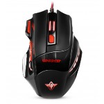 Fashion BLACK E-sports Game Wired Mouse 2.4GHz USB Computer Wired Mouse