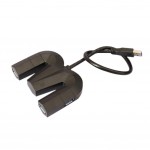 Black USB 3.0 Hub 4-Port Hub 30cm Cable USB Splitter High Speed