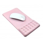 Massage Wrist Mouse Pad Breathable, Light Pink