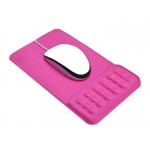 Massage Wrist Mouse Pad Breathable, Pink