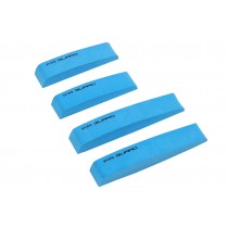 Car Foam Bumper Stickers/Anti-rub Strips/Crash Bar/Guard Strips 4PCS(Blue)