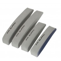 Car Foam Bumper Stickers/Anti-rub Strips/Crash Bar/Guard Strips 4PCS(Gray)