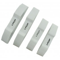 Car Door Protector Trim Guard Sticker Crash Bar Anti-rub Foam Strips 4PCS(White)