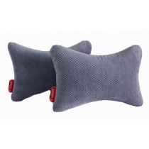 Auto Supplies A Pair of Car Seat Headrest Soft Neck Pillow, Gray