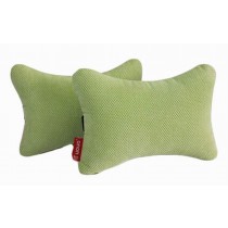 Auto Supplies A Pair of Car Seat Headrest Soft Neck Pillow, Light Green