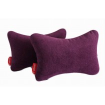 Auto Supplies A Pair of Car Seat Headrest Soft Neck Pillow, Purple