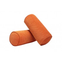 A Pair Of Comfortable Cylindrical Pillows Car Headrests[Orange]
