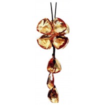 Crystal Car Pendant Car Is Hanged Adorn Fashionable Pendant Champagne