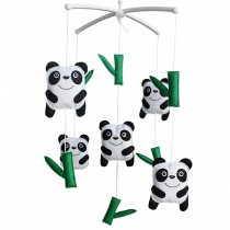 Baby Musical Toys Crib Dreams Mobile Crib Hanging Bell Panda