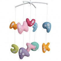 [Letter] Handmade Baby Crib Musical Toys Crib Hanging Bell