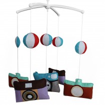Hanging Bell Mobile [Cameras] Baby Bed Musical Crib Mobile