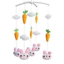 Crib Rotate Bed Bell with Music [Rabbit and Carrot] Baby Musical Mobile