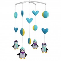 [Cute Penguins] Newborn Baby Musical Toys Crib Dreams Mobile