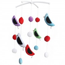 Musical Baby Crib Mobile for Unisex Baby, Colorful Bird Toys