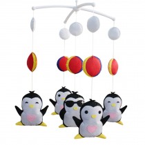Cute Gift, Infants' Musical Mobile, Creative Toys [Penguin] Rotatable Mobile