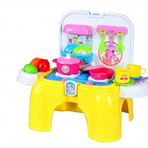 Baby/Child Kitchen Playset Color Recognition Plastic Toy (Chairs and Fruit Set)