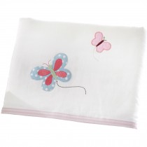 Baby Cartoon Bath Towel Soft Cotton Baby Washcloths Baby Blanket(Butterfly)