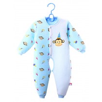 Baby Suit Clothing Long-Sleeved Cotton Baby Crawl Sports Open Fork Cotton C