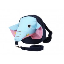 3D Unique Kids Backpack Anti-lost Baby Bag Fashion Backpack [Elephant Blue]