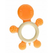 Baby Teether, Safety Baby Teeth Stick For 3-12 months Orange Tortoise