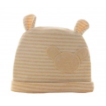Cute Baby Hats Infant Caps Newborn Baby Cotton Hat Bear Stripe