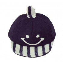 [Smile Black] Lovely Baby Woolen Cap Winter Baseball Cap for Kids