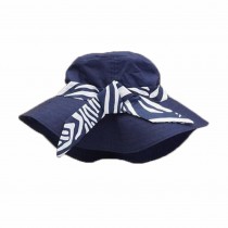 Summer Baby Girl Caps Cotton Sun Hat For 2-3 Years Baby Navy