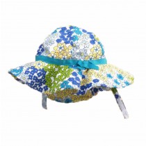 Summer Baby Girl Caps Cotton Sun Hat For 2-3 Years Baby Floral