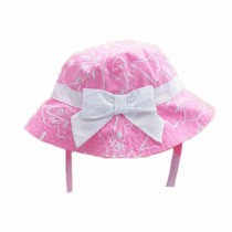 Summer Baby Girl Caps Cotton Sun Hat For 2-3 Years Baby Pink