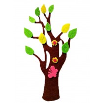 [Butterfly and Tree] Baby Nursery Wall Decoration Material, 4PCS