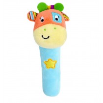 Infant Baby Kids Animal Soft Stuffed Plush Toy Rattle Lovely Giraffe