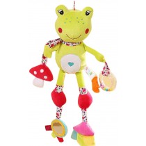 Multifunctional Baby Toys Bed Bell Car Hanging Bed Appease Dolls Doll Dental Tap