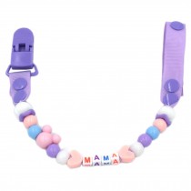 Baby Pacifier Leashes/Cases Special Pacifier Clips Pacifier Holder Purple Mama