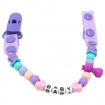 Baby Pacifier Leashes/Cases Special Pacifier Clips Pacifier Holder Purple Baby