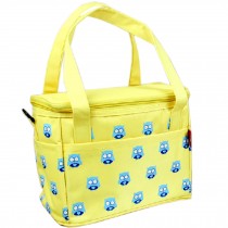 Newly-made Lovely Bag Lunch Tote Bag Fashion Simple Insulated Bento Bag(Yellow)