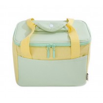 Lovely Bag Lunch Tote Bag Fashion Simple Insulated Bento Bag Green
