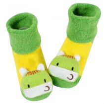 [Horse] Thick Infant Toddler Cotton Socks for Baby, 6-18 Months, 2 Pairs