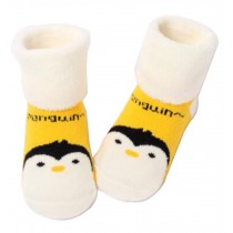 [Penguin] Thick Infant Toddler Cotton Socks for Baby, 1-3 Years, 2 Pairs